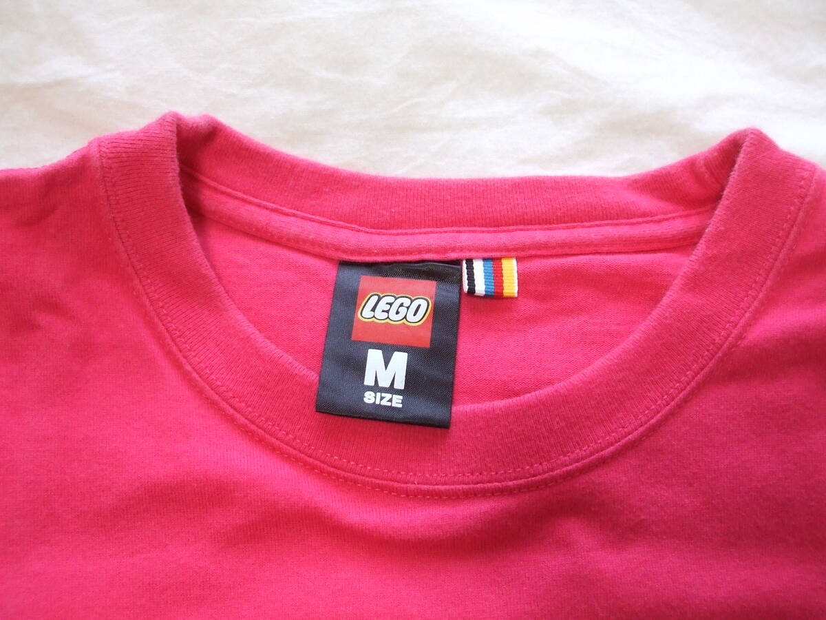 レゴ LEGO社 可愛いイラスト Tシャツ / ピンク Mサイズの画像5
