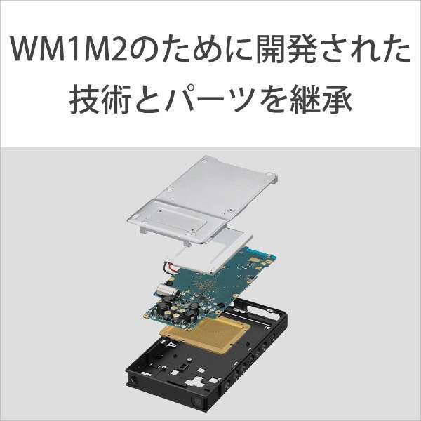 【新品 1年保証】SONY NW-ZX707ハイエンドストリーミング WALKMAN / ブラック [ 64GB / Android 12搭載 ハイレゾ音源対応の画像6