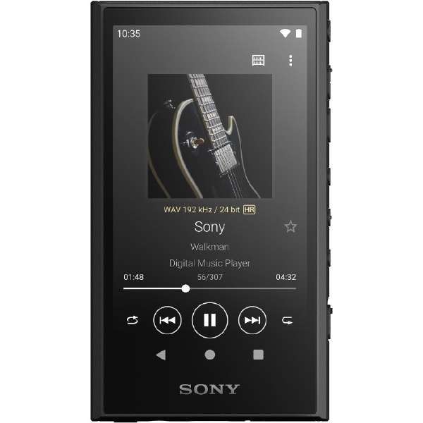 1年保証【新品】SONY NW-A306 ブラック [ポータブルオーディオプレーヤー Walkman（ウォークマン）32GB Android 12搭載 ハイレゾ音源対応]の画像4