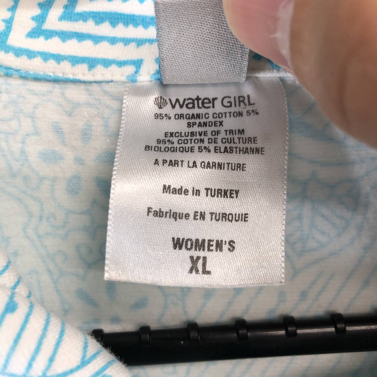 Patagonia water girl パタゴニア ウォーターガール スリーブレスシャツ XLサイズ レディース 74091 水色系