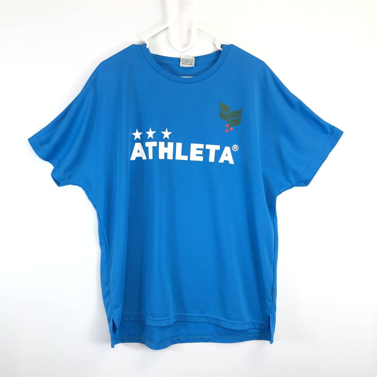 アスレタ ATHLETA 半袖速乾Ｔシャツ プラクティスシャツ 水色 Ｏサイズ の画像1