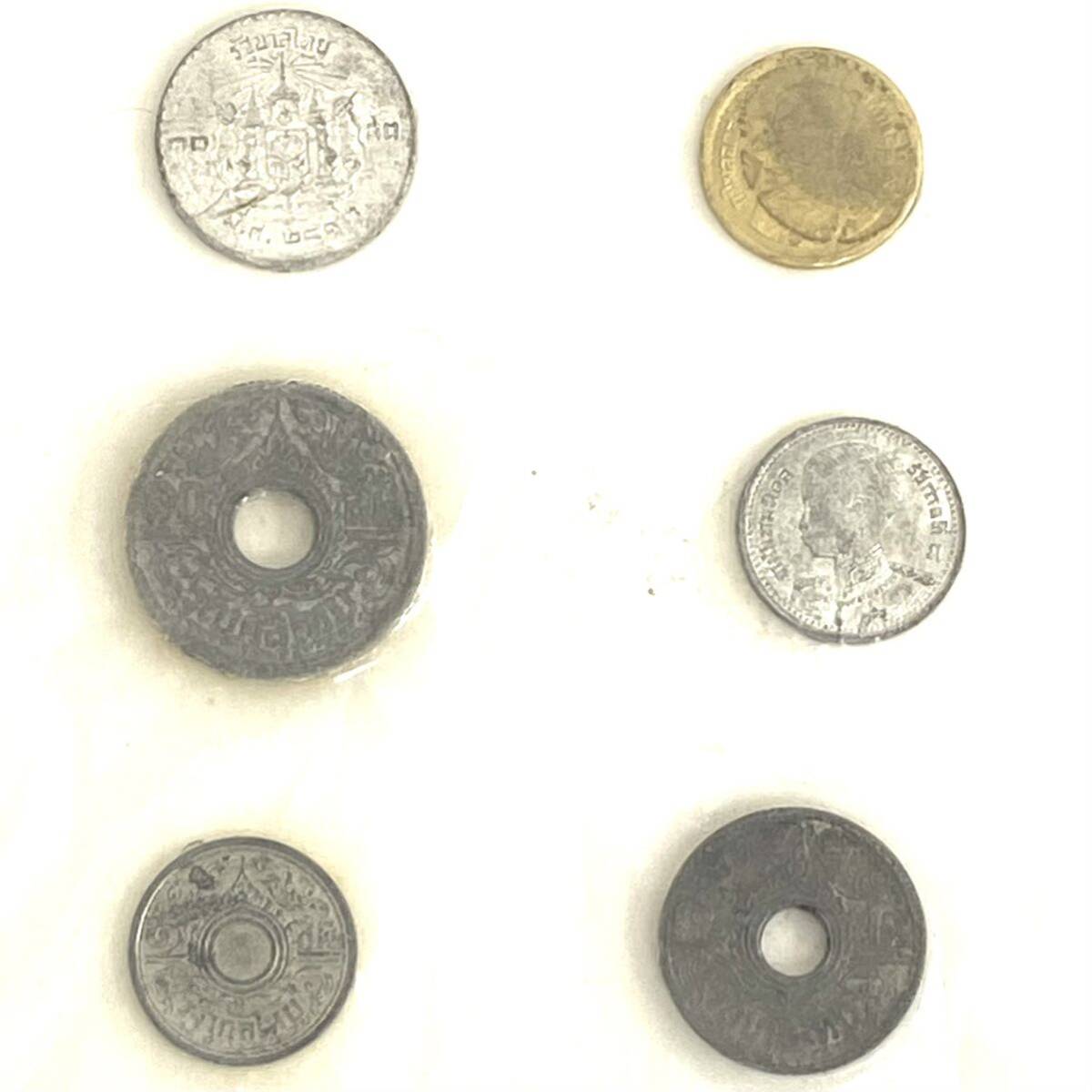 1円~ タイ コインセット 貨幣セット 世界のコイン 古銭 硬貨 OLD CURRENT THAI COINS 1862~1972 希少の画像5