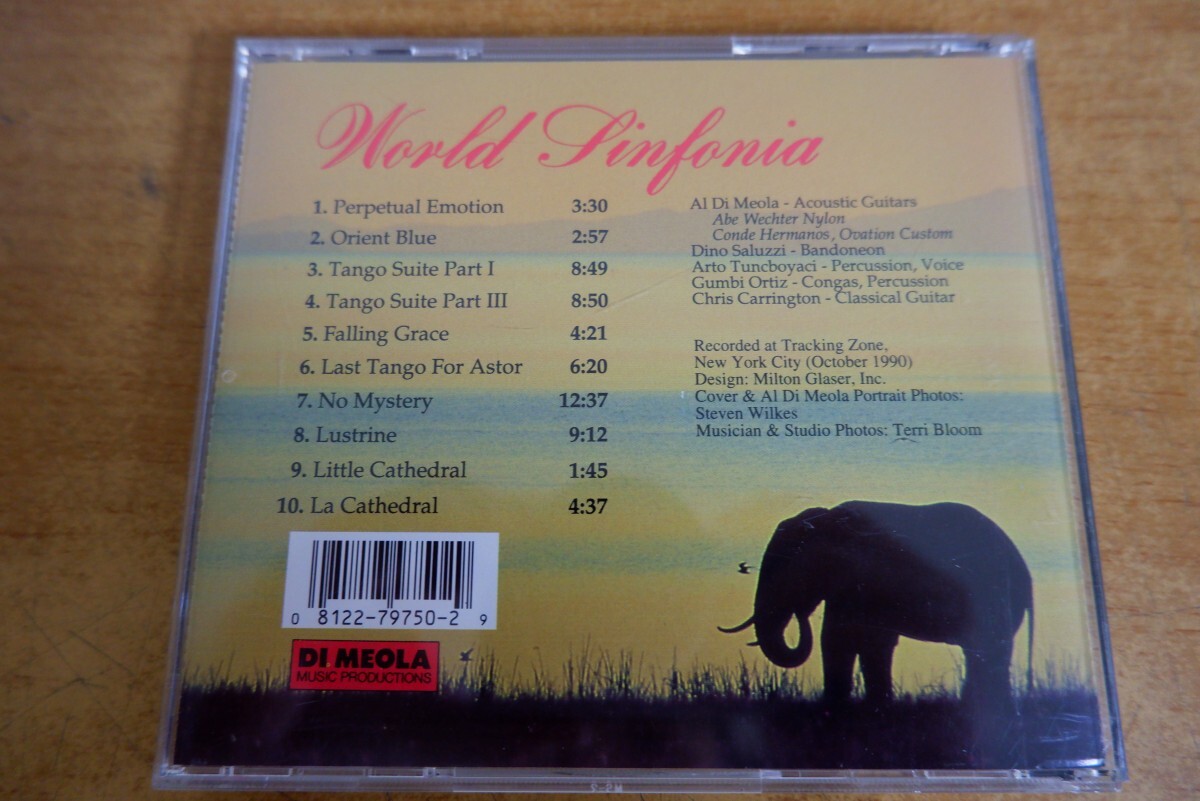 CDk-7155 アル・ディ・メオラAl Di Meola / World Sinfonia_画像2