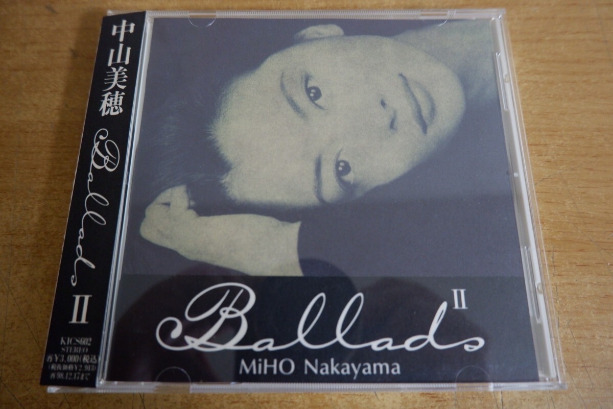 CDk-7262＜帯付＞中山美穂 / BalladⅡの画像1