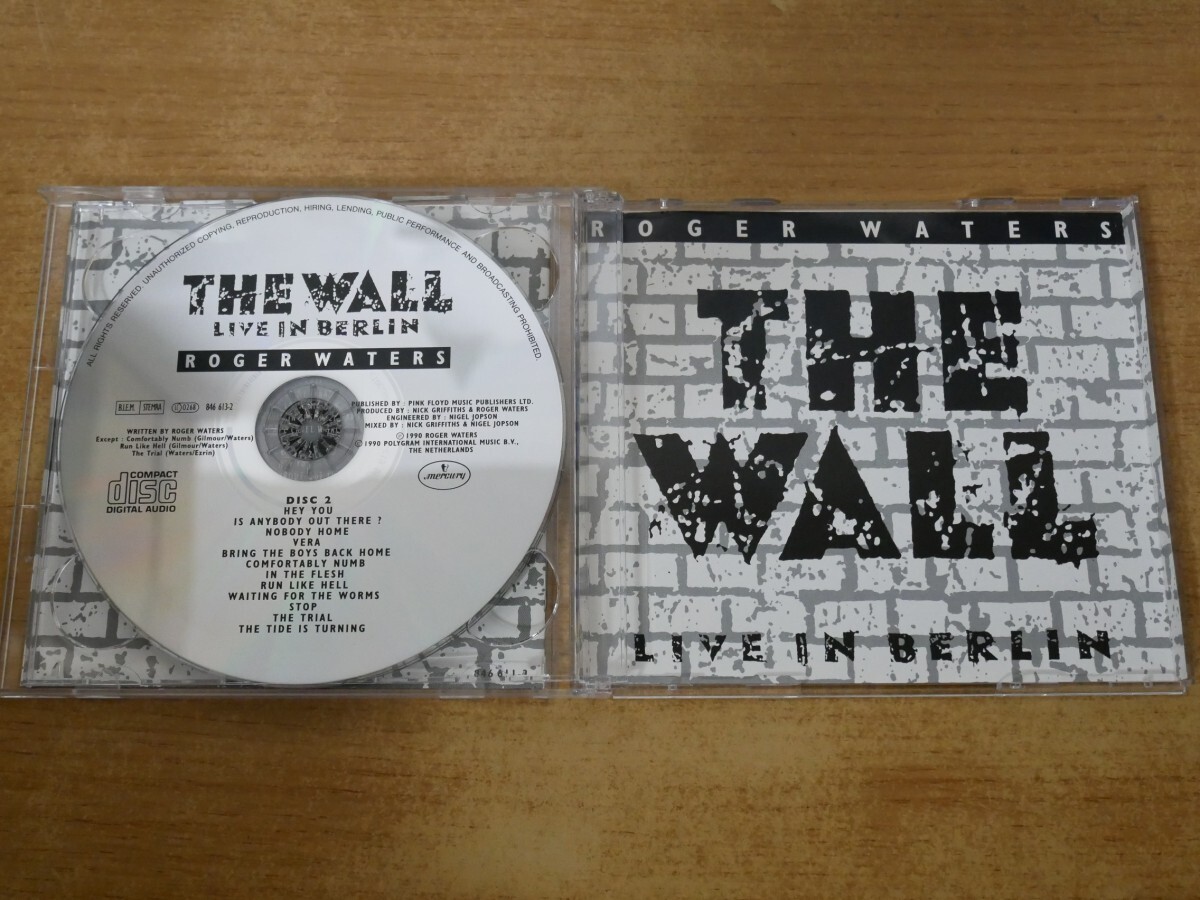 CDk-7726＜2枚組＞Roger Waters / The Wall (Live In Berlin)_画像4