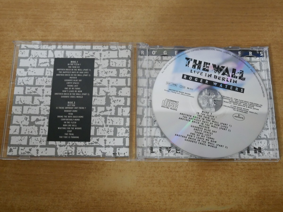 CDk-7726＜2枚組＞Roger Waters / The Wall (Live In Berlin)_画像3