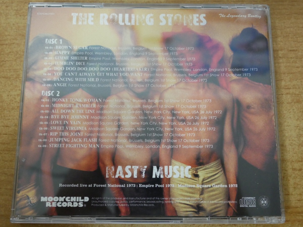 CDk-7746<2 листов комплект >THE ROLLING STONES / NASTY MUSIC The Legendary Bootleg