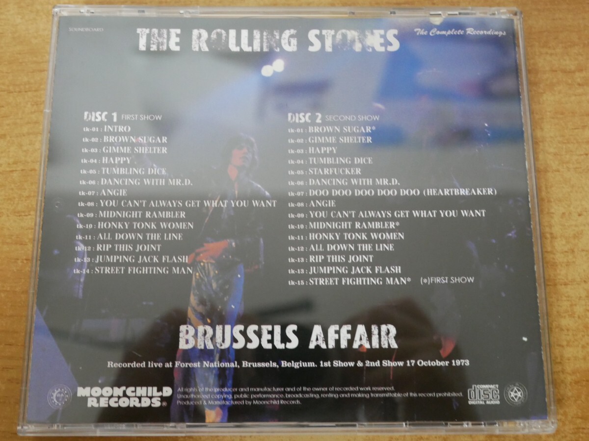 CDk-7773<2 листов комплект >THE ROLLING STONES / BRUSSELS AFFAIR The Complete Recordings