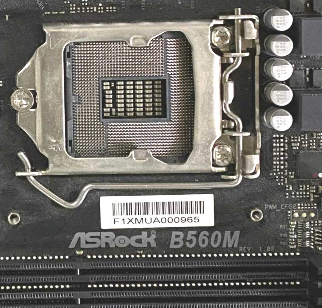 AsRock B560M ジャンク品 MicroATX マザーボード CPUソケット LGA1200 ジャンク 部品取りの画像2