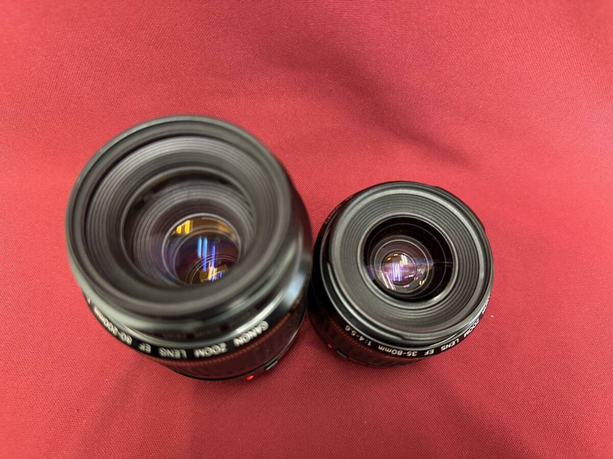※5910 Canon EOS Kiss PANORAMA フイルムカメラ CANON ZOOM LENS EF 35-80mm 1:4-5.6/80-200mm 1:4.5-5.6 動作未確認の画像8