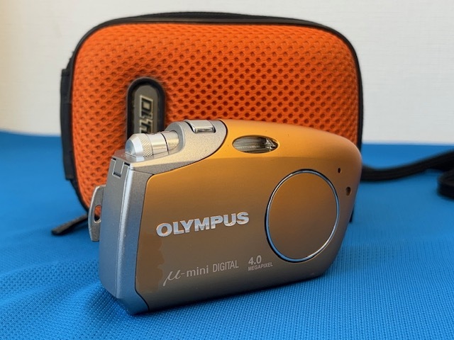※5959 OLYMPUS μ-mini DIGITAL 4.0MEGAPIXEL コンパクトデジタルカメラ ジャンクの画像1