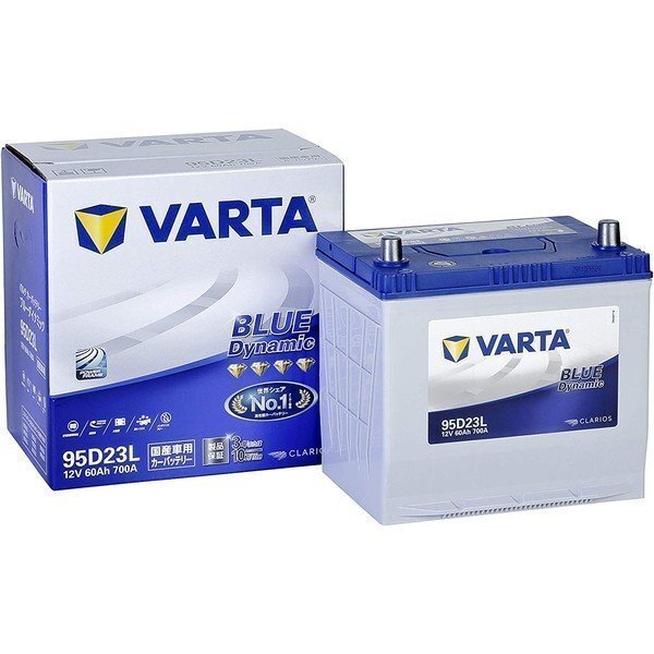 ＶＡＲＴＡ バルタ 95D23L-VARTA ブルーダイナミック　充電制御車対応カーバッテリー　大容量・長寿命バッテリー_画像1