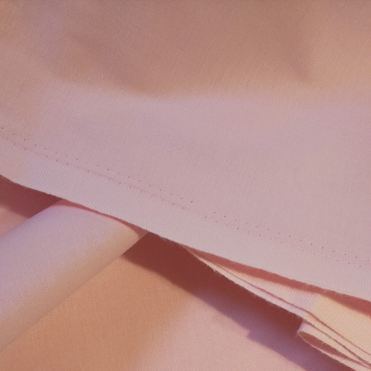 綿100％ シーチング生地 ピンク 生地巾約90cm×約50cm