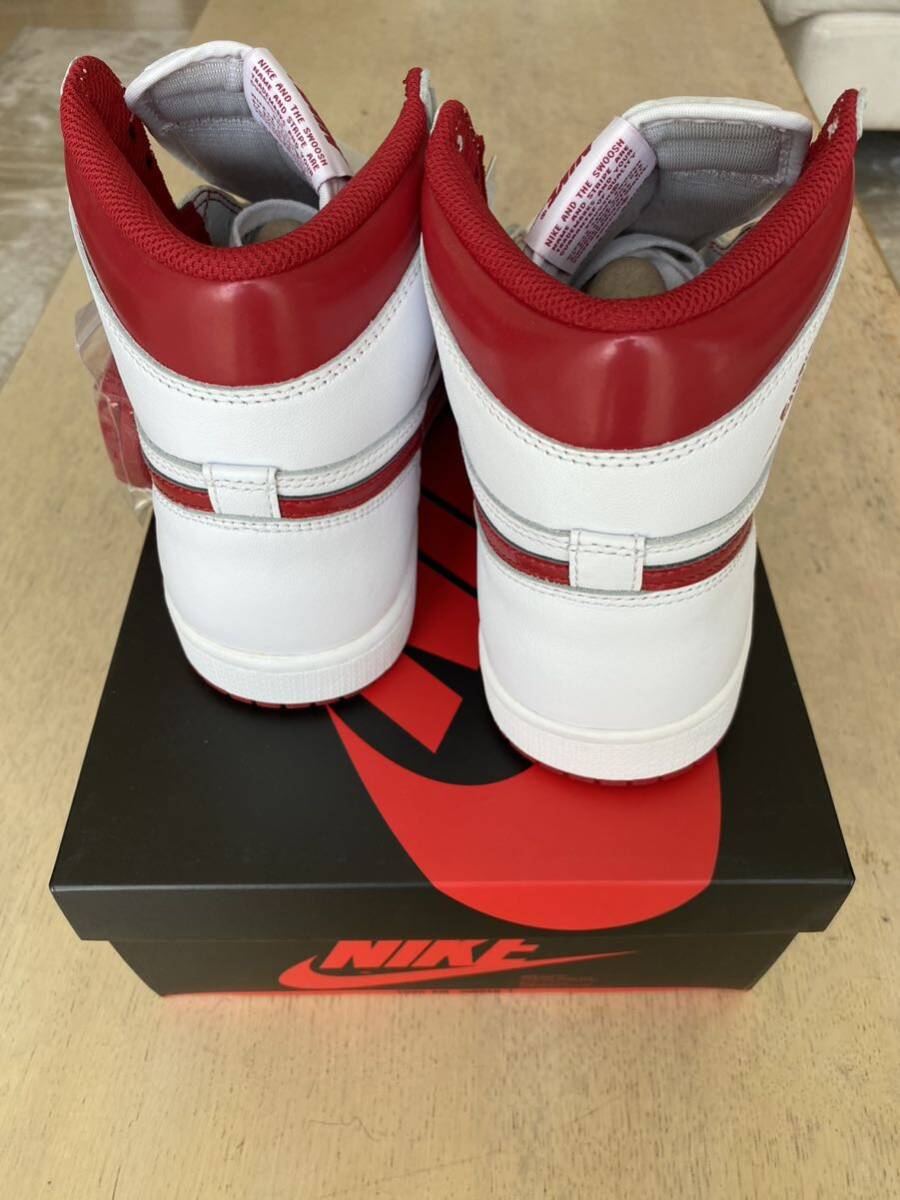 Nike Air Jordan 1 Retro High OG Metallic red size9 27.0cm 2017 ナイキ エアージョーダン 1 メタリックレッド 国内正規品の画像3