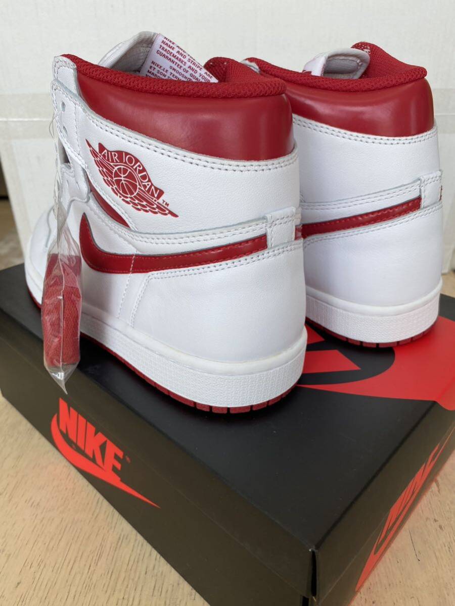 Nike Air Jordan 1 Retro High OG Metallic red size9 27.0cm 2017 ナイキ エアージョーダン 1 メタリックレッド 国内正規品の画像9