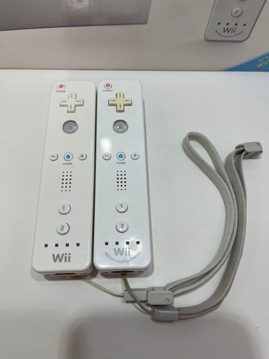 wii 本体一式 マリオ付き 動作確認済み nintendo ニンテンドー ホワイト リモコン ヌンチャク 白 任天堂