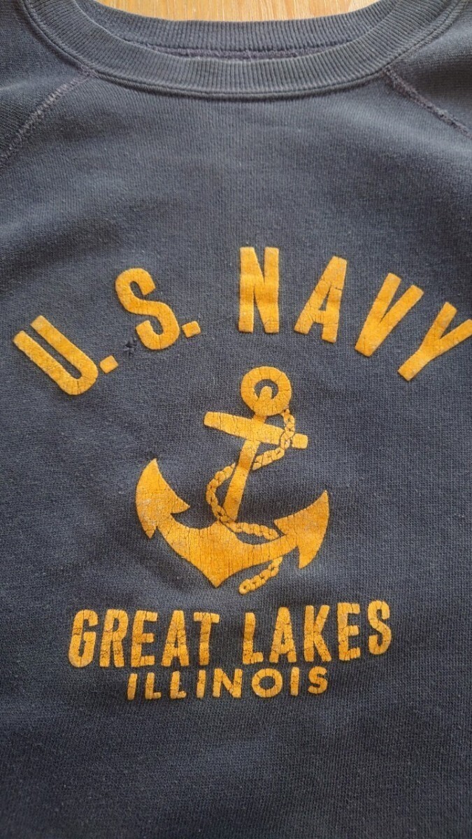 Special!1950\'s~ US NAVY flocky sweat military old clothes American Casual Vintage army mono America army USAF ARMY NAVY