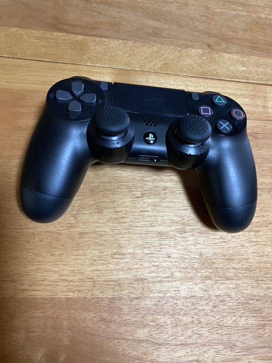 PS4本体 CUH-2100A B01 500G jet Black 本体に薄い2本線の傷あります。動作確認済み 初期化済み 納品書付き_画像6