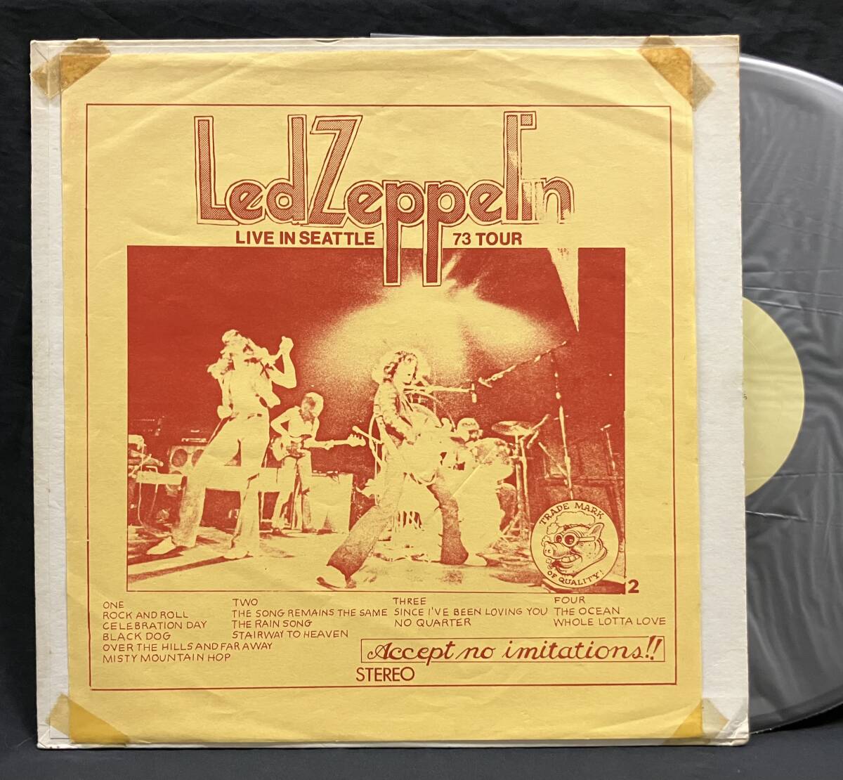 LP TMOQ【Led Zeppelin/Live In Seattle 73 Tour】レッド・ツェッペリンの画像1