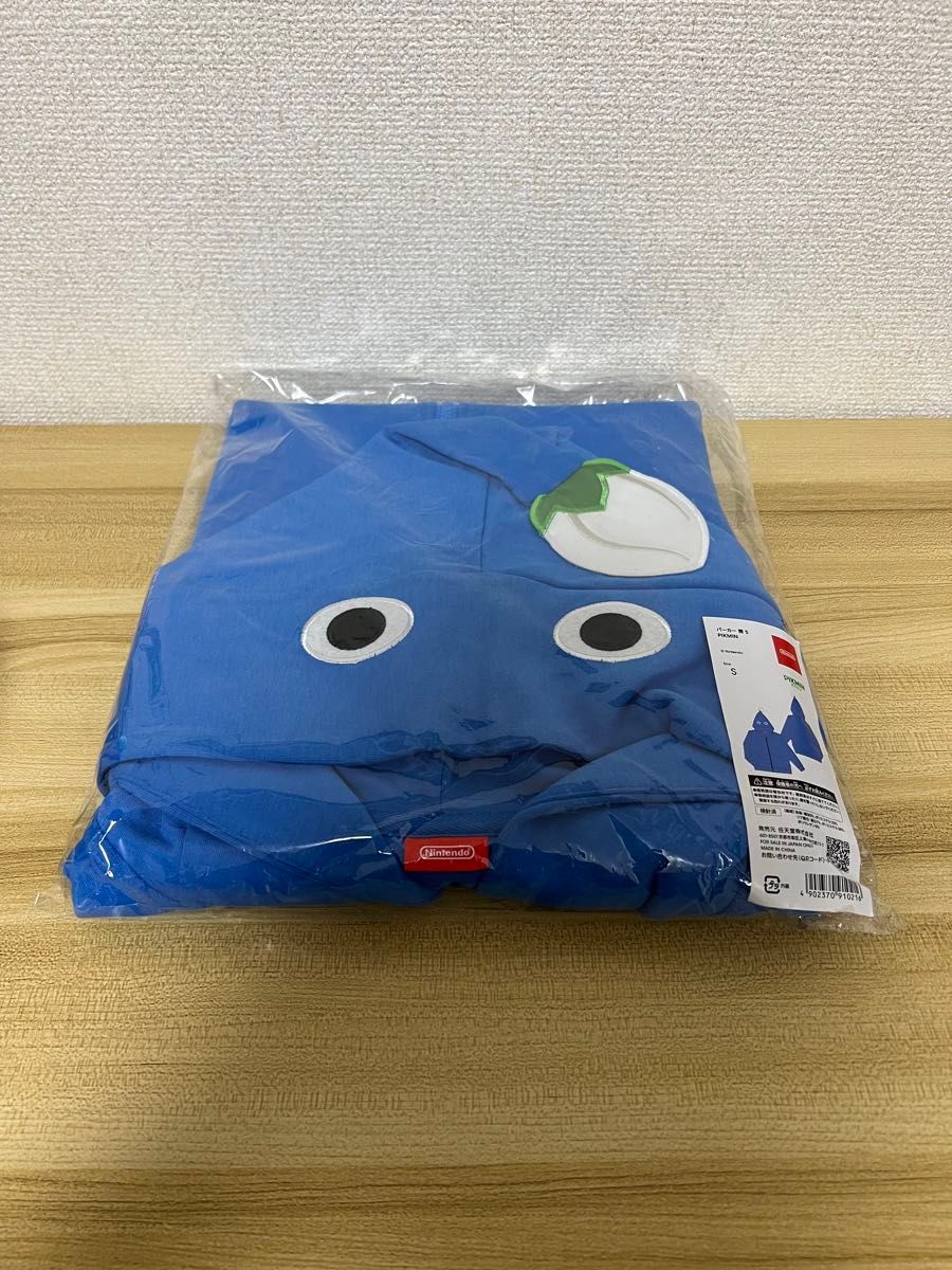 \限定品 Sサイズ/ パーカー 青ピクミン PIKMIN Nintendo