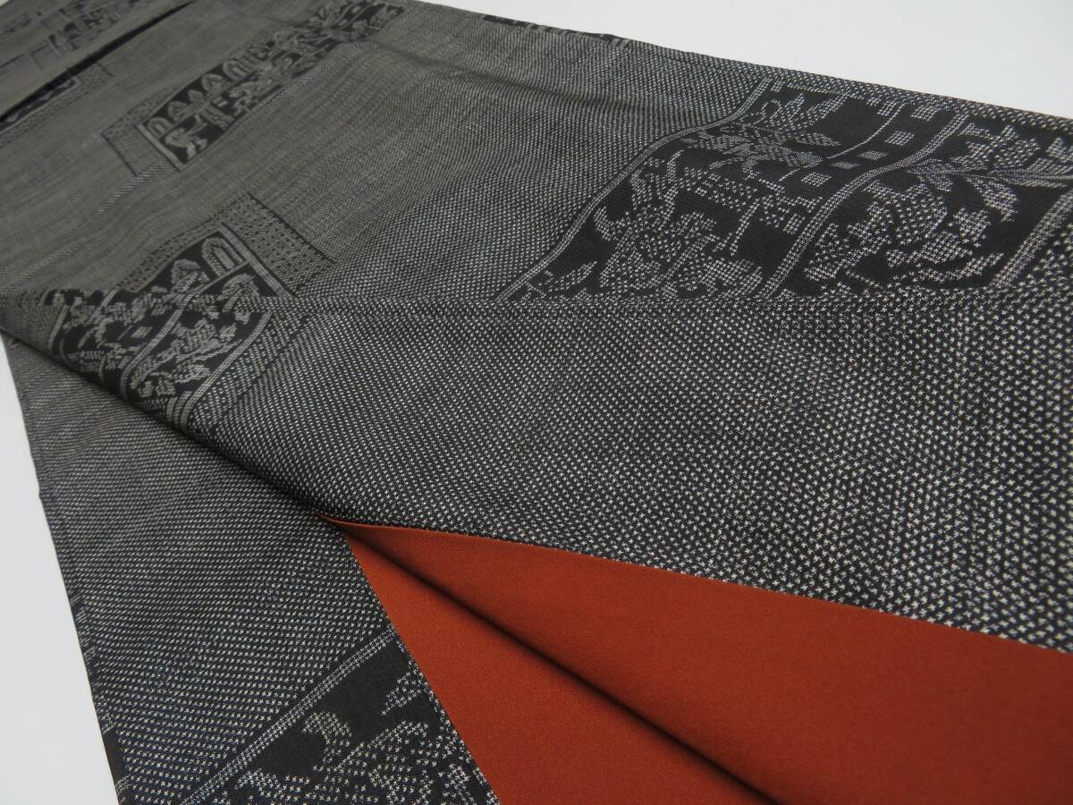 [ Ooshima pongee ] kimono all Ooshima silk genuine width ... mountain 25 point set sale dressing remake [. beautiful ]A16