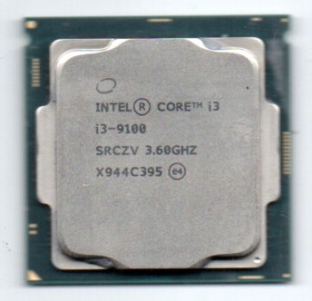 Intel ☆ Core i3-9100 SRCZV ★ 3.60GHz (4.20GHz)／6MB／8GT/s 4コア ★ ソケットFCLGA1151 ★の画像1
