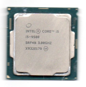 Intel ★ Core i5-9500　SRF4B ☆ 3.00GHz (4.40GHz)／9MB／8GT/s　6コア ★ ソケットFCLGA1151 ☆_画像1