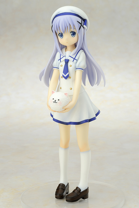 国内正規品 キューズQ quesQ ご注文はうさぎですか? チノ 夏制服 1/7スケール PVC製 塗装済み完成品フィギュア 新品未開封_画像3