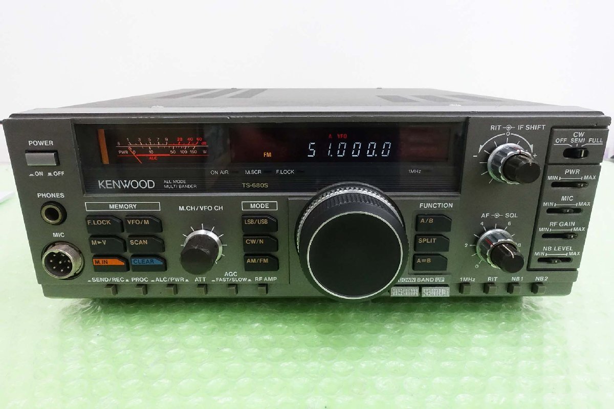 TS-680S【KENWOOD】HF/50MHz(オールモード）100Wタイプ 50MHz→10W 現状渡し品の画像3