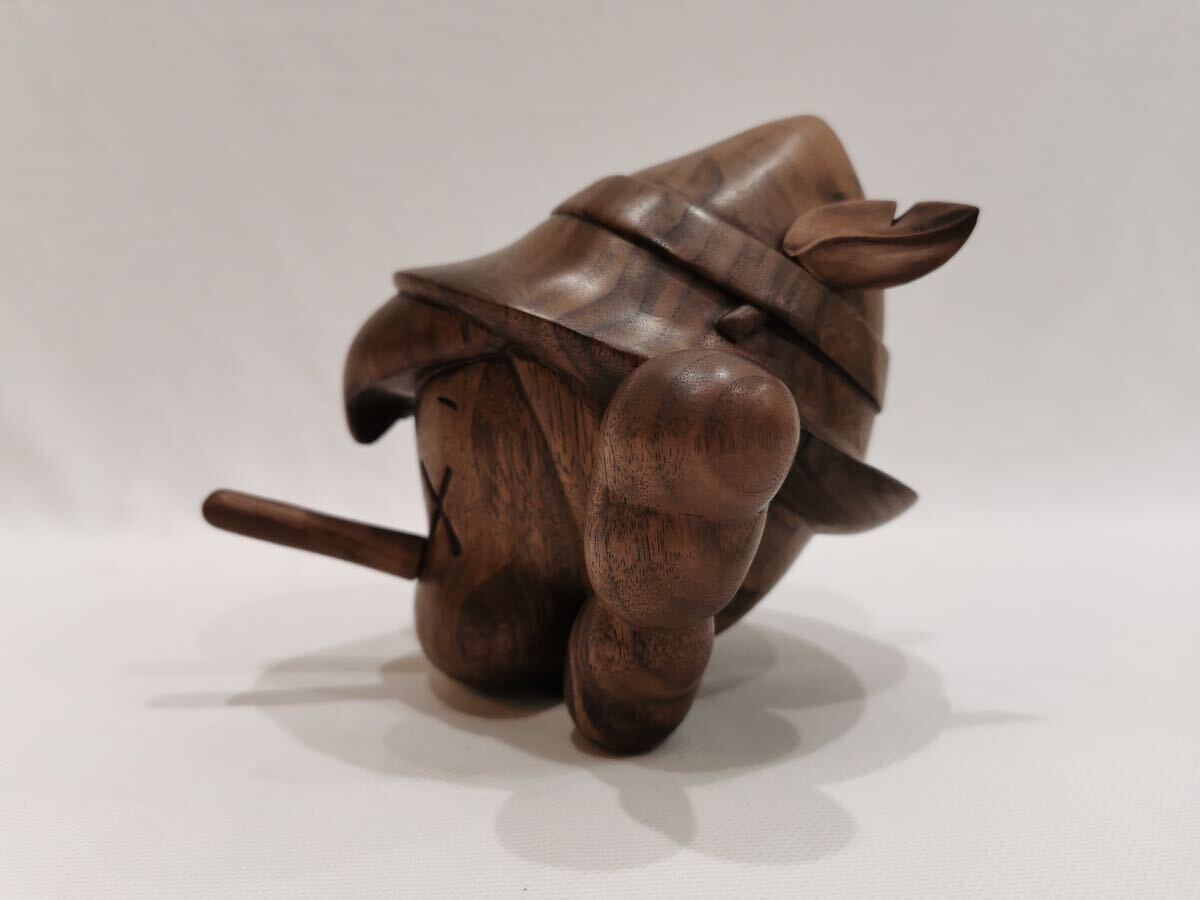 KAWS Karimoku Pinocchio Wood Sculpture Head_画像4