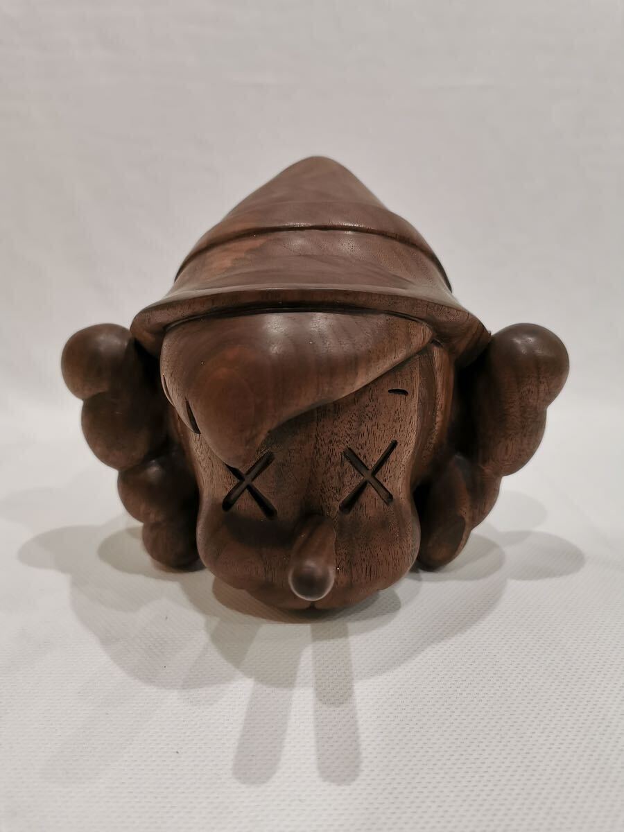 KAWS Karimoku Pinocchio Wood Sculpture Head_画像2