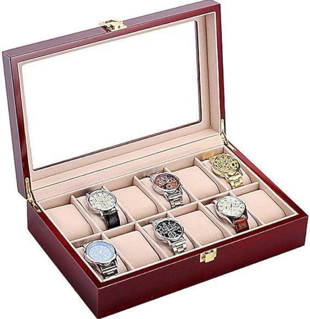豪華 高級 木製 腕時計 収納 ボックス 12本用 コレクション ケース