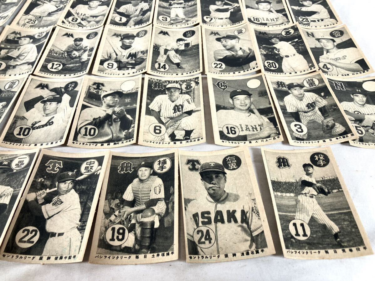 大里玩具 プロ野球 猛打陣 チーム合わせ② 巨人/阪神/中日/毎日/南海/BASEBALL CARDS/1940/50/コレクション/04-0051の画像6