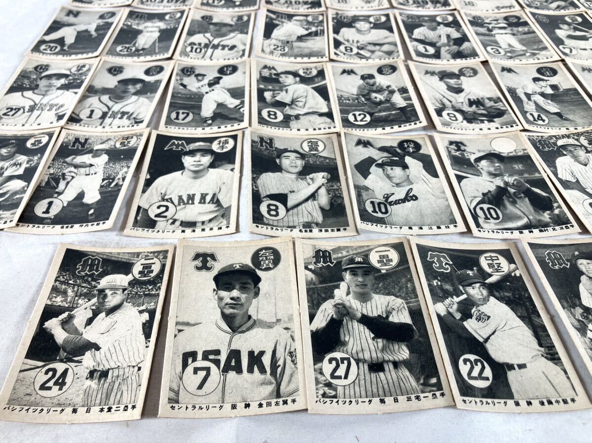 大里玩具 プロ野球 猛打陣 チーム合わせ① 巨人/阪神/中日/毎日/南海/BASEBALL CARDS/1940/50/コレクション/04-0050の画像5