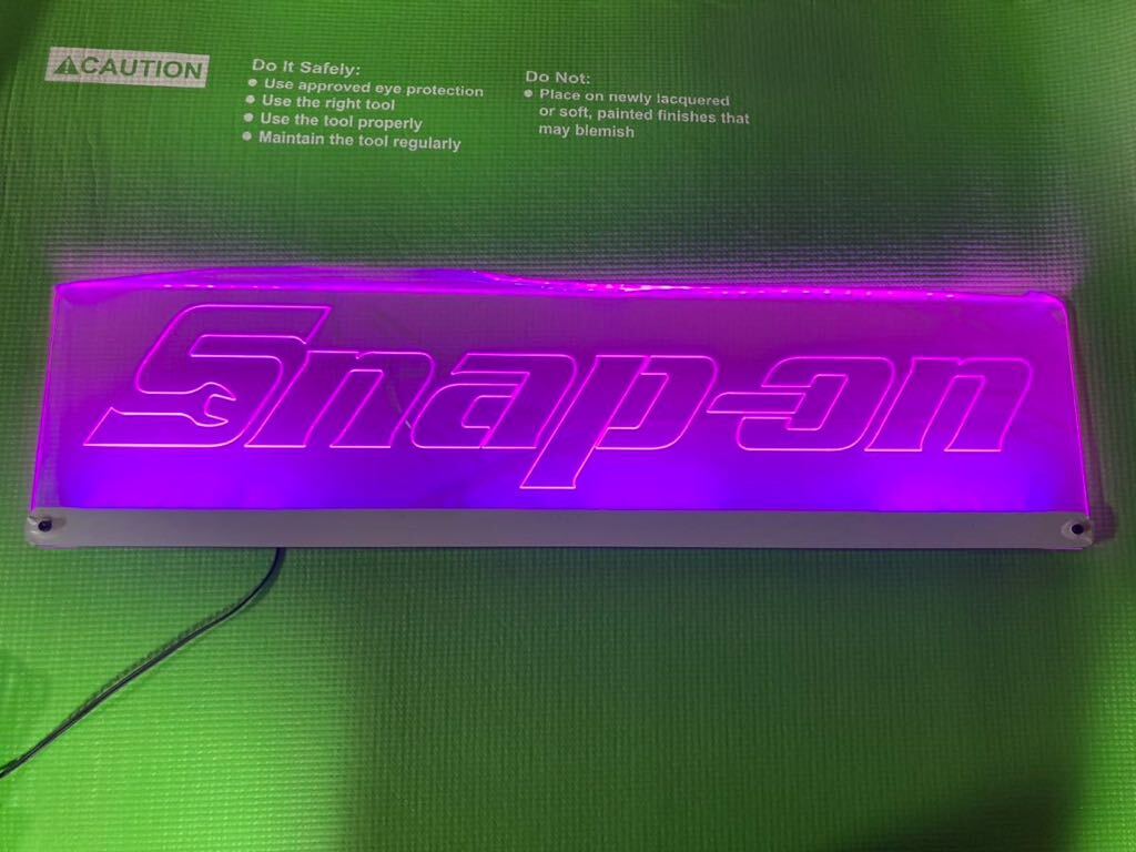 Snap-on LEDサイン　KALED28X7BJ 看板 ディスプレイ 廃盤品　インテリア 店舗 ランプ _画像1