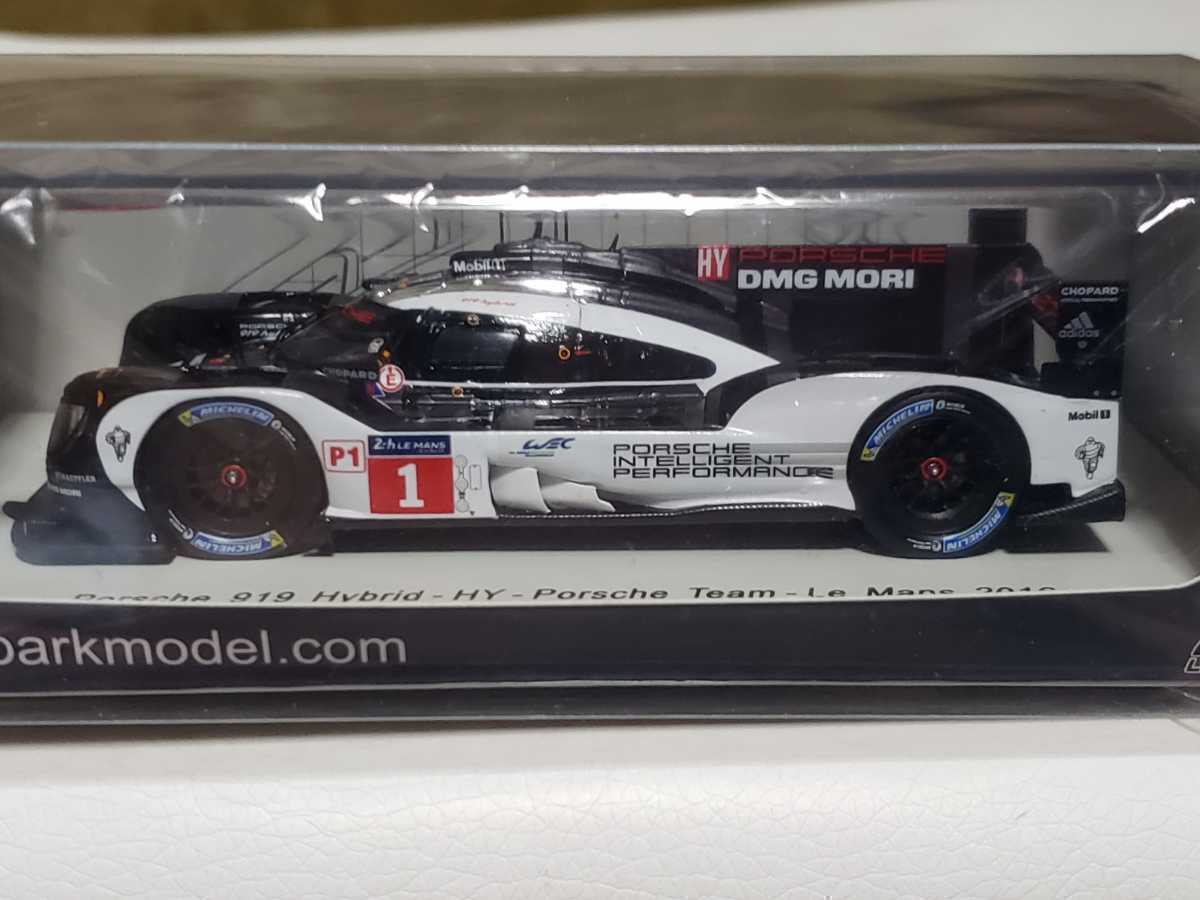 新品 1/43 スパーク SPARK Porsche 919 Hybrid No.1 LMP1 HY Le Mans 2016 Porsche Team T.Bernhard - M.Webber - B.Hartley_画像1