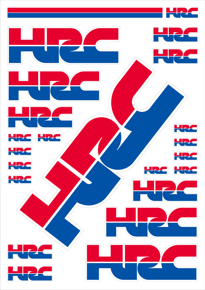 HRC - HRCグッズ HRCステッカーキットHRC Sticker Kit  新品未使用品 ほぼ半額！！（2枚SET)の画像1