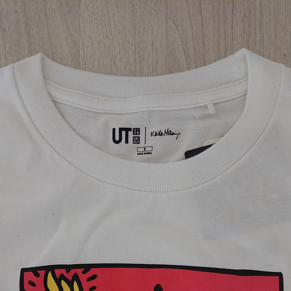 【新品未使用】UNIQLO ユニクロ キースへリング  Tシャツ 半袖 白 半袖Tシャツ UT メンズS