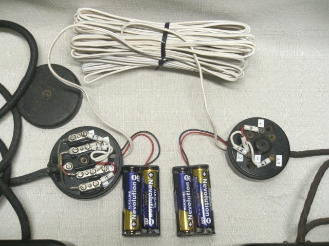 イ－665磁石式卓上電話機と沖4号MS磁石式電話機2型 ハンドル式 内線電話として動作の画像10