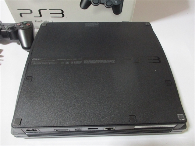 ** PS3 ** body thin type 160GB CECH-2500A FW4.80 charcoal black box attaching dual shock 3 equipped PLAYSTATION3 start-up has confirmed 