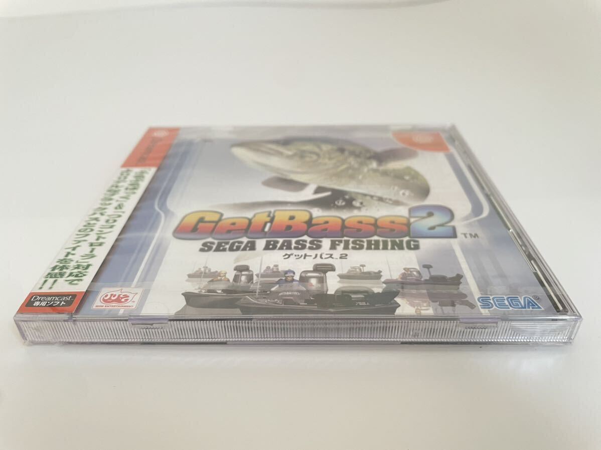 未開封 2点まとめ ゲットバス ゲットバス2 GetBass2 Dreamcast ドリームキャスト ドリキャス DC SEGA セガ ソフト 送料無料 釣りの画像3