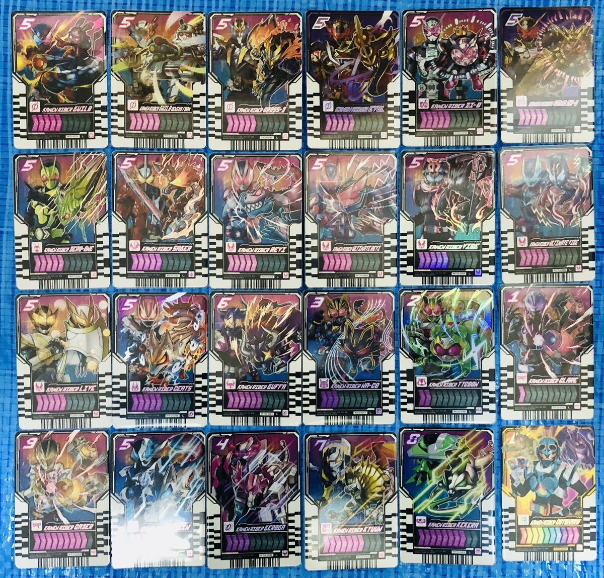 【仮面ライダーガッチャード】ライドケミートレカ PHASE00→03 レアセット ドラゴナロス ガイアード パラレル レジェンド EX の画像5