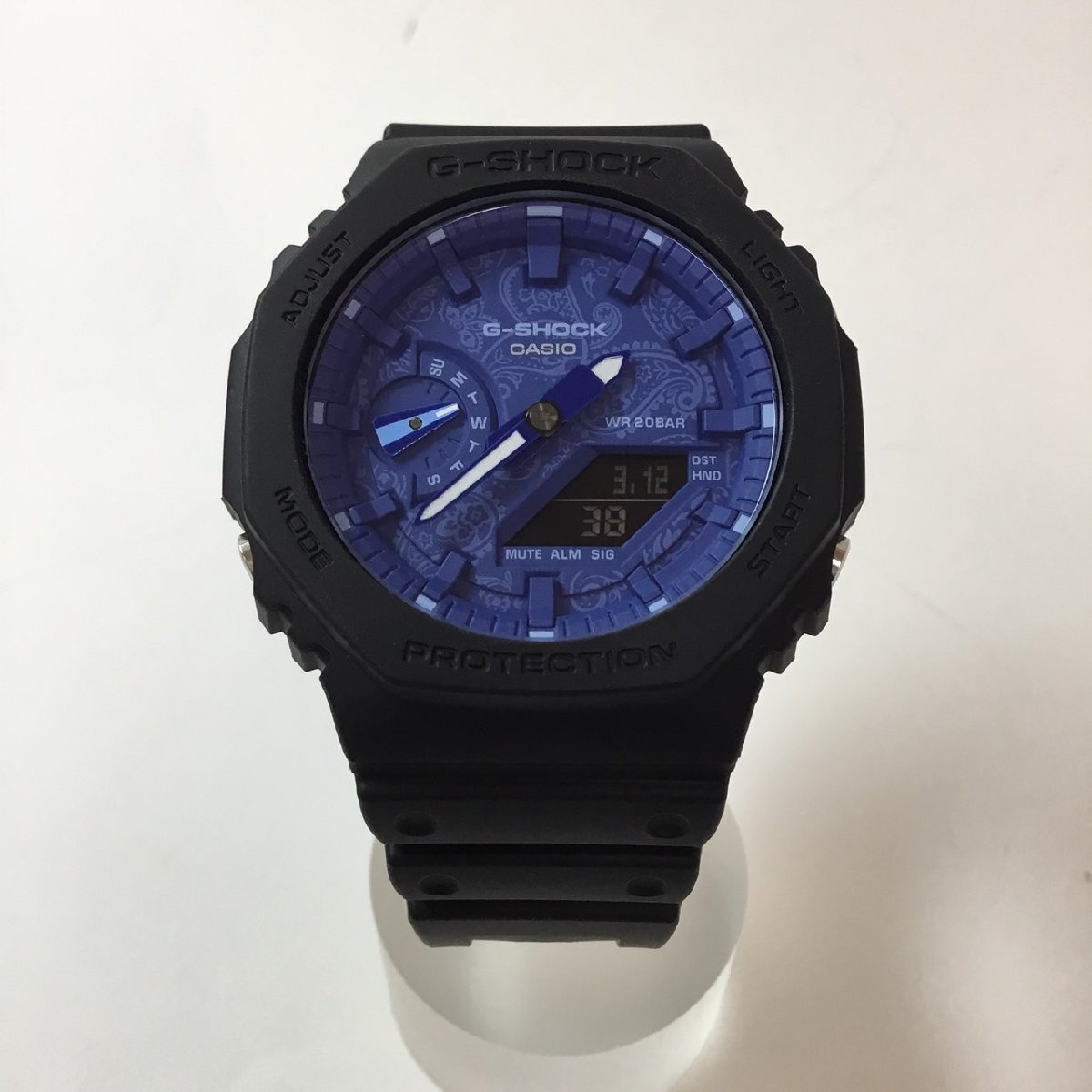 CASIO カシオ メンズ 腕時計 G-SHOCK ジーショック GA-2100BP-1AJF 2100シリーズ ブルー ペイズリー_画像1