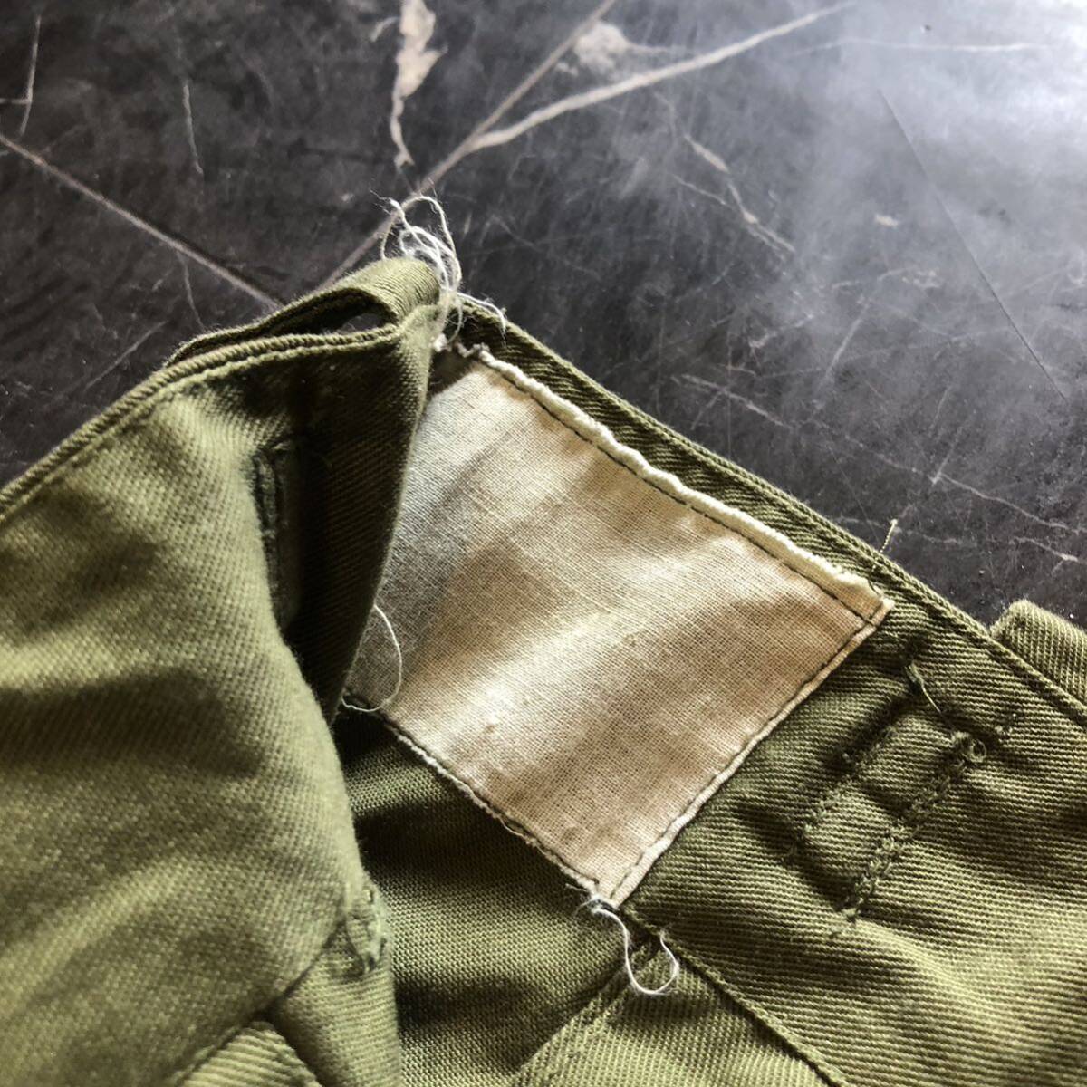  Britain England army the truth thing light weight one-side poke Vintage side adjuster Baker pants cargo military Vintage W70cm 145