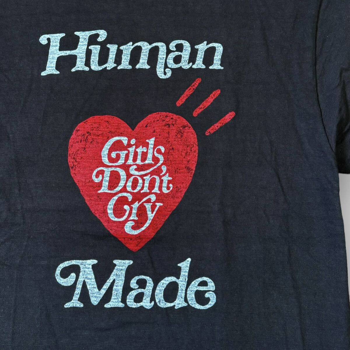 希少！ HUMAN MADE ヒューマンメイド girls don’t cry 両面 Tシャツ XL 黒 ブラック NIGO A BATHING APE アベイシングエイプ KENZO VERDY _画像4