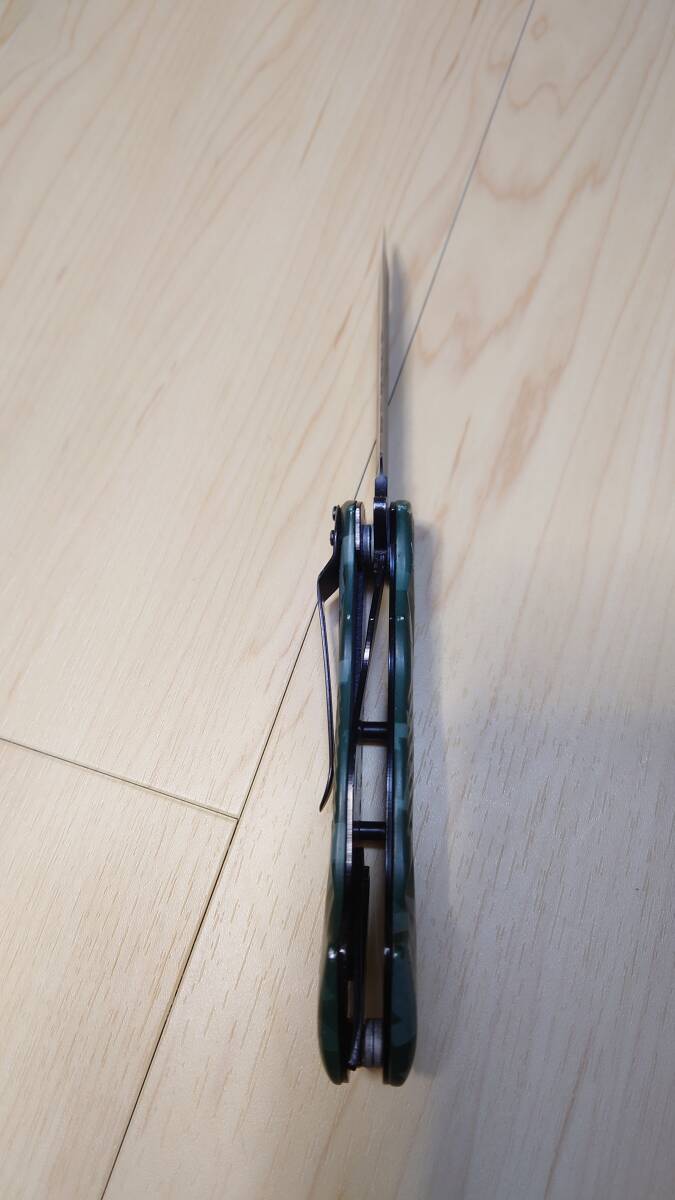 【使用可・ジャンク扱い】M-Tech製 フォールディングナイフ 折り畳みナイフ ライナーロック タントー・ハーフセレーションブレードの画像7