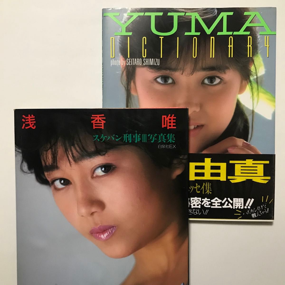 浅香唯、中村由真　写真集2冊セット