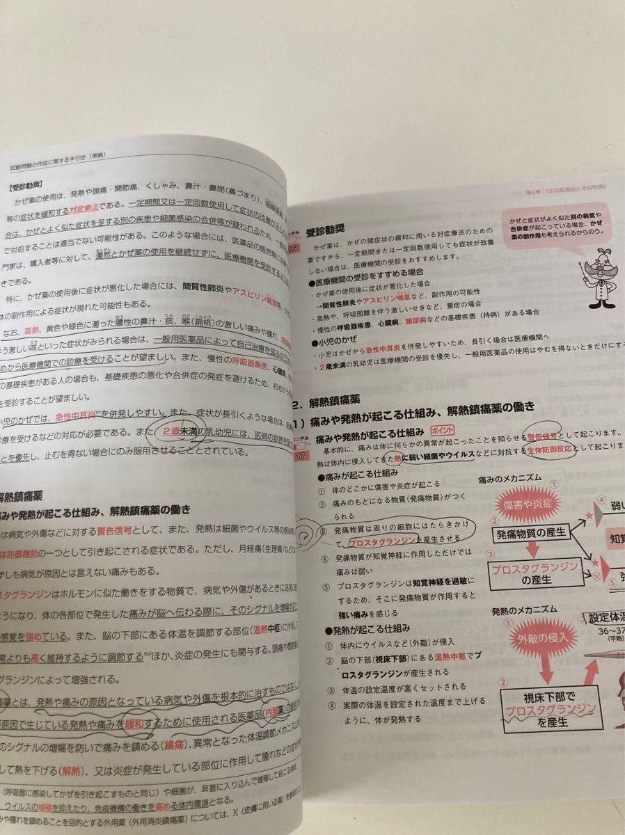 登録販売者試験対策テキストココデル虎の巻　書き込み多数有ります！