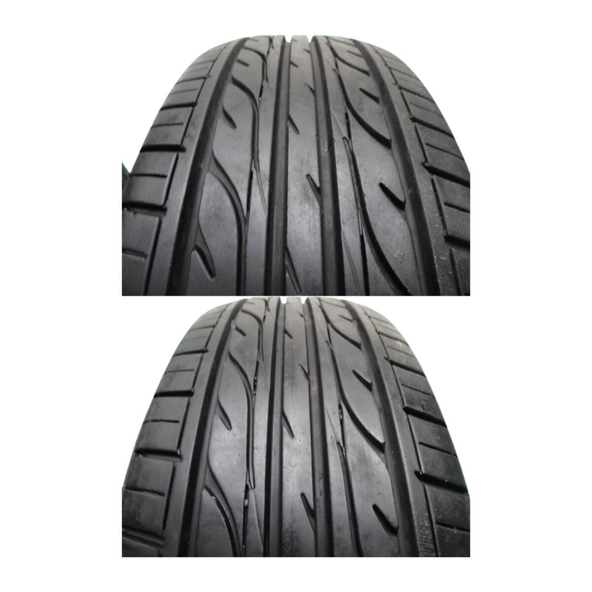 2021年製 夏用2本 185/60R15 8分山 ダンロップ ENASAVE EC204 アクア フィット シエンタ 中古タイヤ タイヤ（4951）_画像2