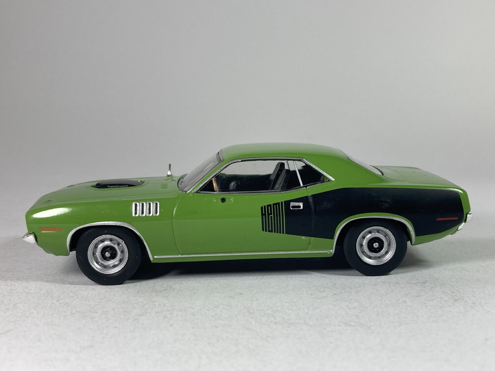 [ジャンク] プリムス ヘミ クーダ Plymouth Hemi Cuda (1971) 1/43 - ディアゴスティーニ アメリカンカーコレクションの画像4